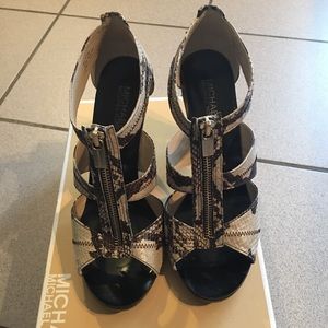 Michael Kors snakeskin heels!